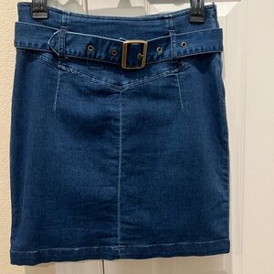 Free people Jean skirt